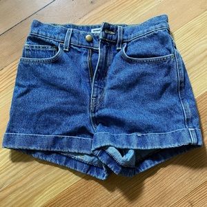 American Apparel denim shorts